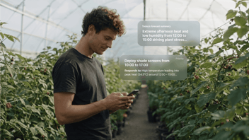 FarmRoad Agronomy Intelligence provides growers with AI-powered crop risk insights and recommended actions through the FarmRoad mobile app.