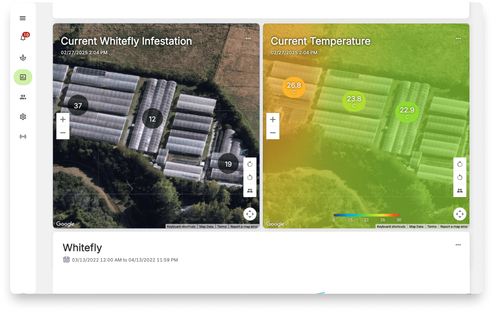 FarmRoad data studio - heatmap -pest and disease-min