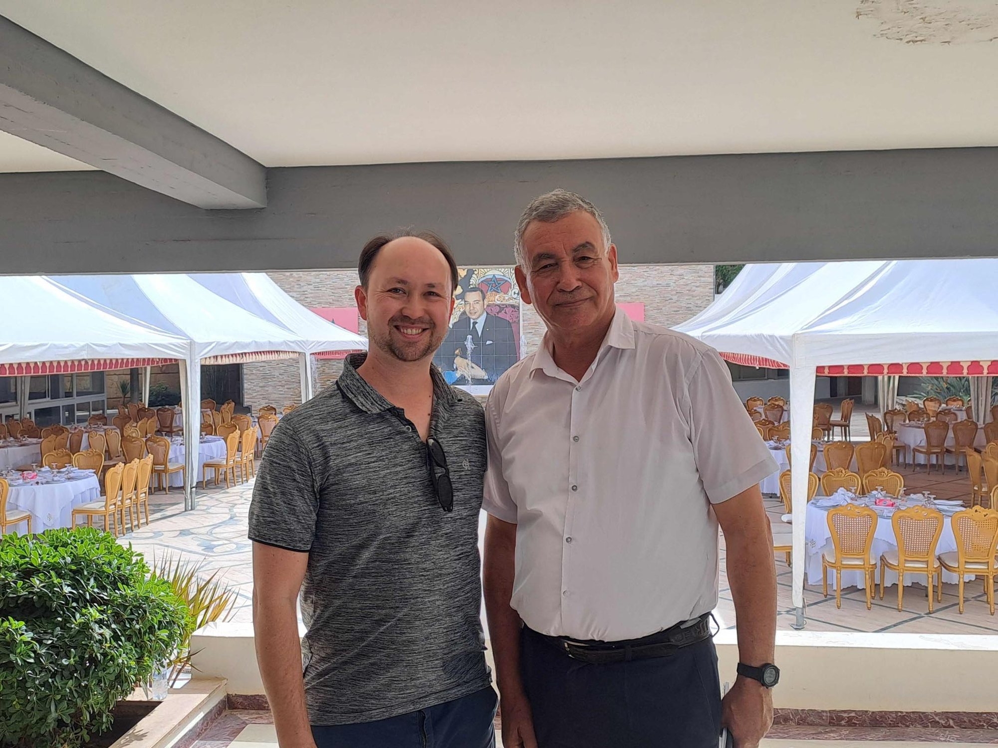 Meeting Professor Mimoun Molhtarea at Hassan II University