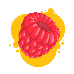 raspberry-orange-splotch
