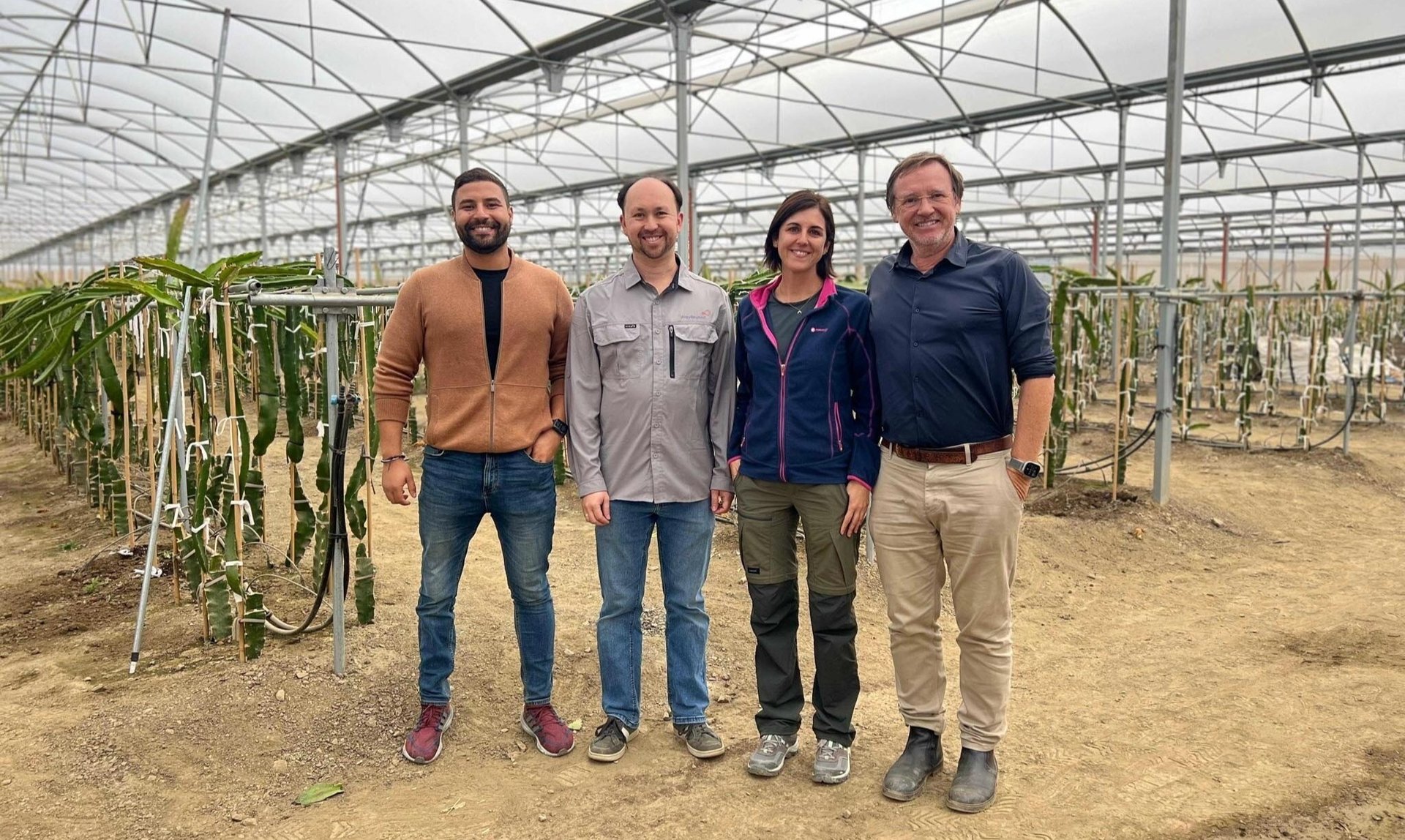 WayBeyond meeting the Eliven Tropical team at their dragon fruit greenhouse-1